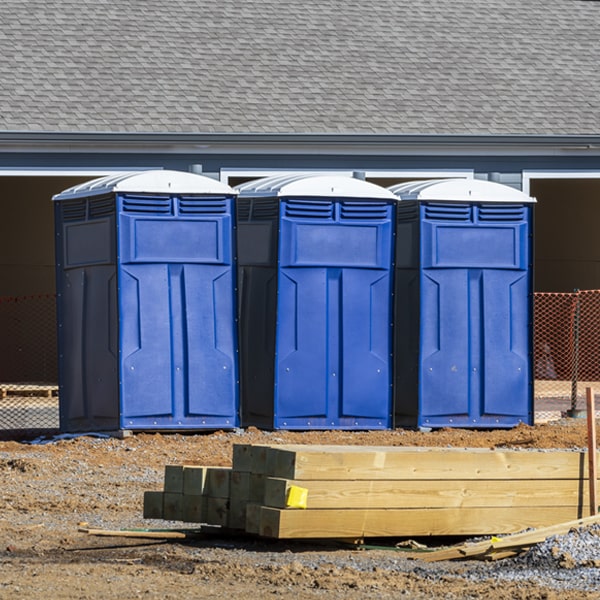 is there a specific order in which to place multiple porta potties in Dennis Port MA